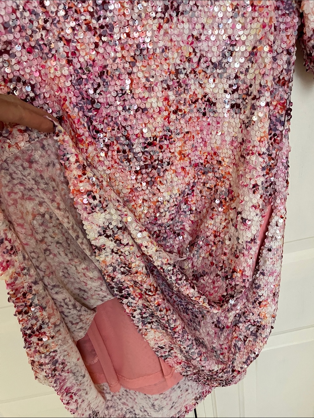 Goen.J Multicolor Sequin Swingy Shift Dress - Picture 4 of 13